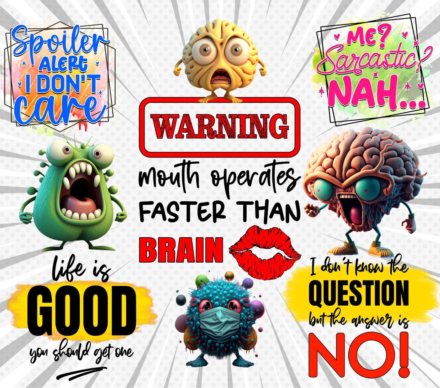 #136 Warning Mouth Operates Faster than Brain Tumbler
