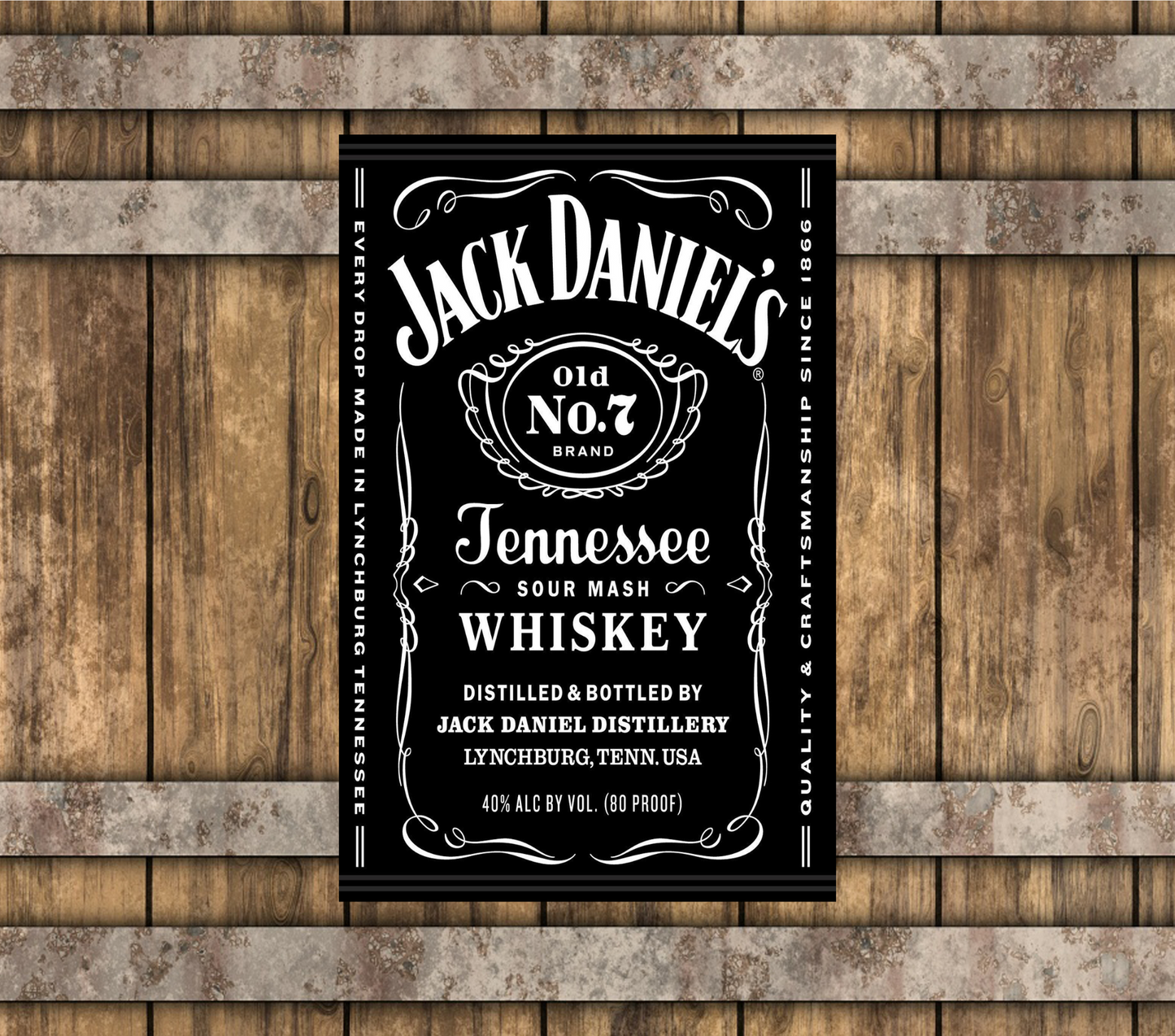 #13 Jack Daniels Barrel Tumbler