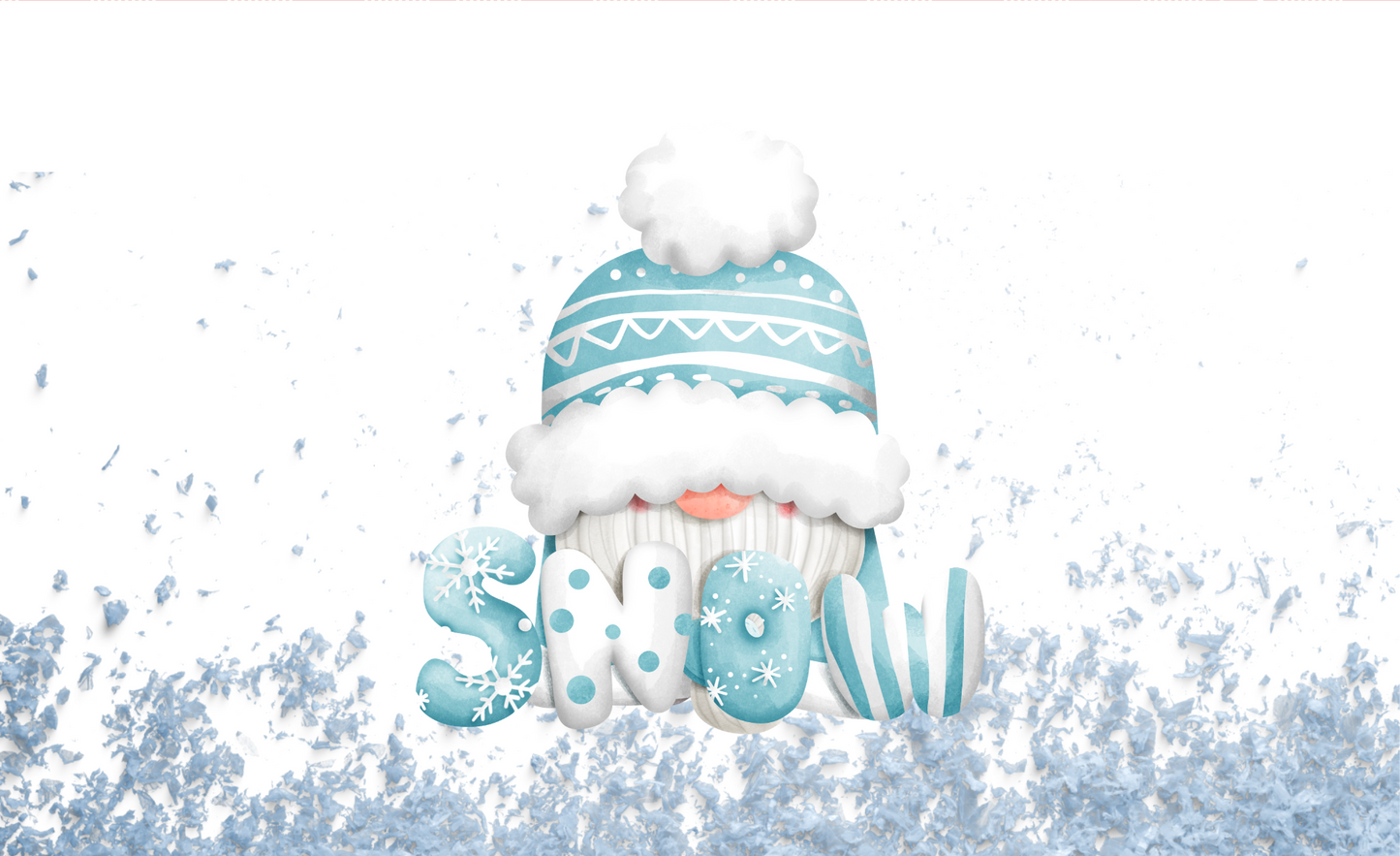 #171Snow Gnome Can Cooler