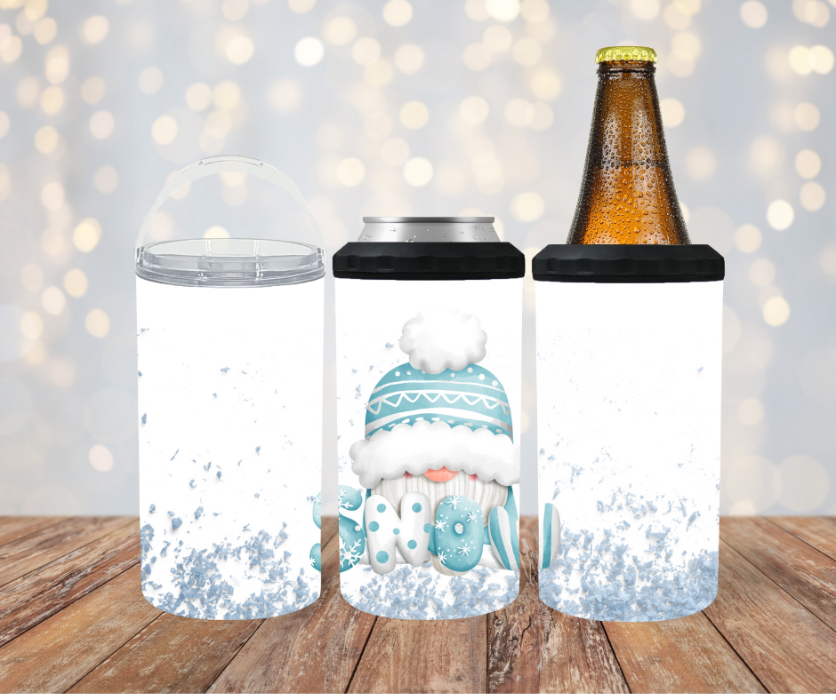 #171Snow Gnome Can Cooler