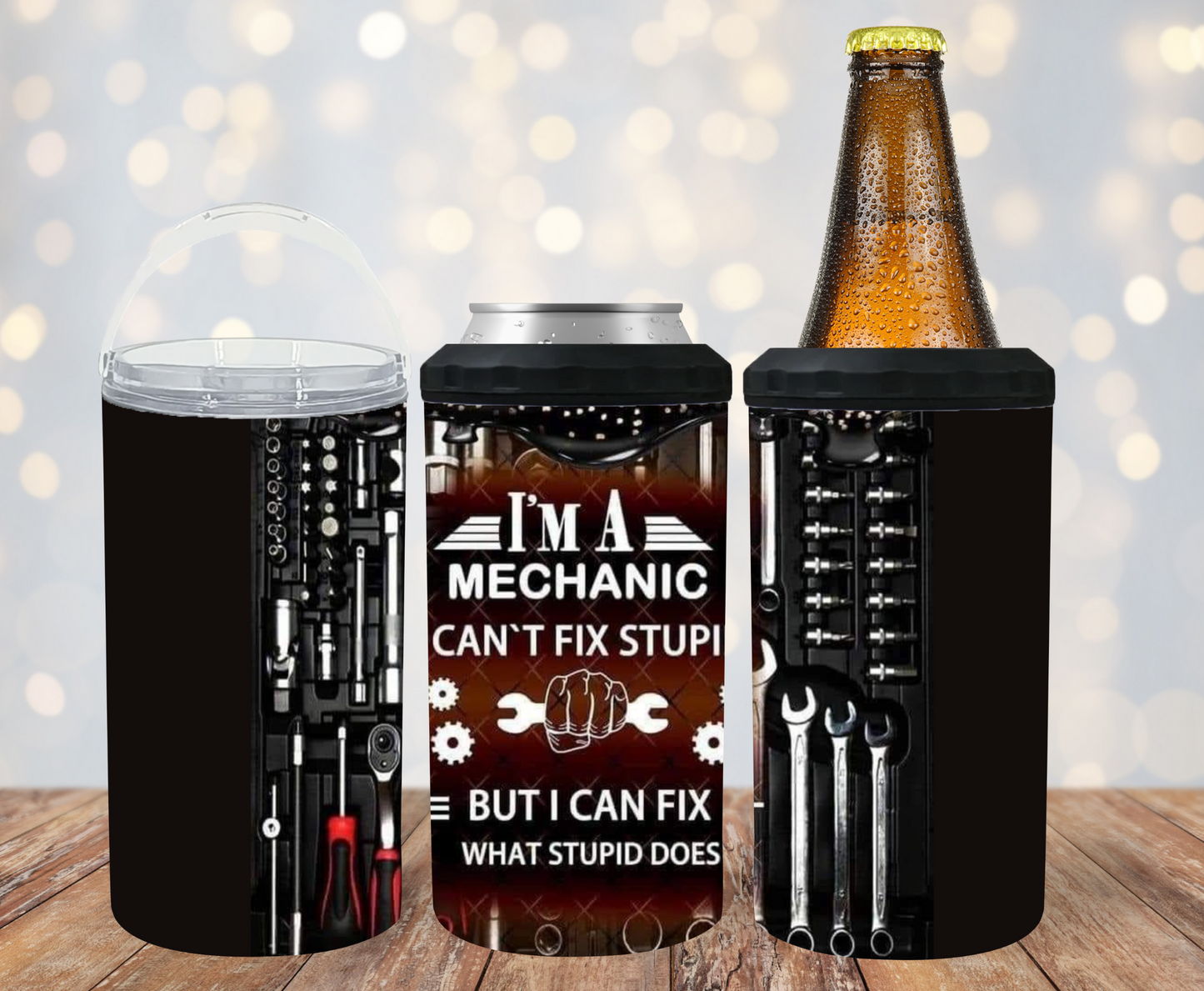 #182 I'm a Mechanic, Fix What Stupid Does Can Cooler