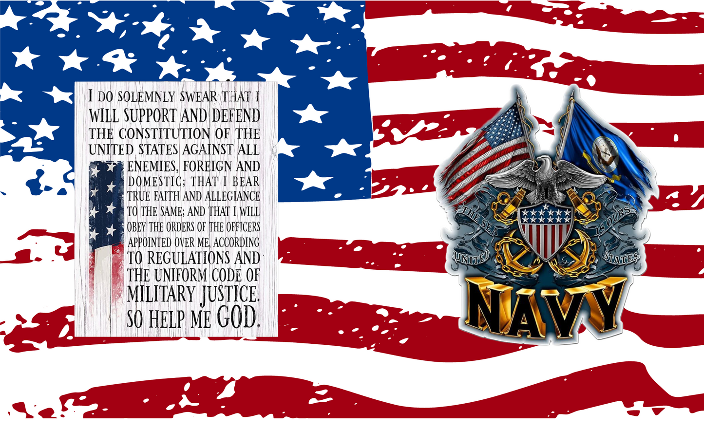 #201 Navy Pledge Can Cooler