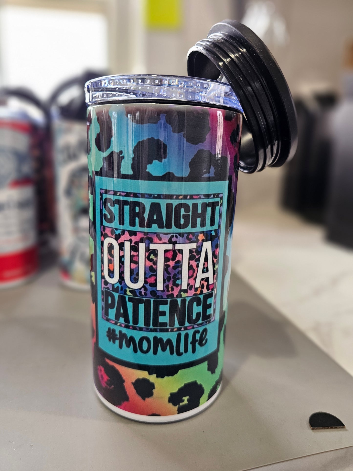 #482 Straight Outta Patience #Mom Life Can Cooler