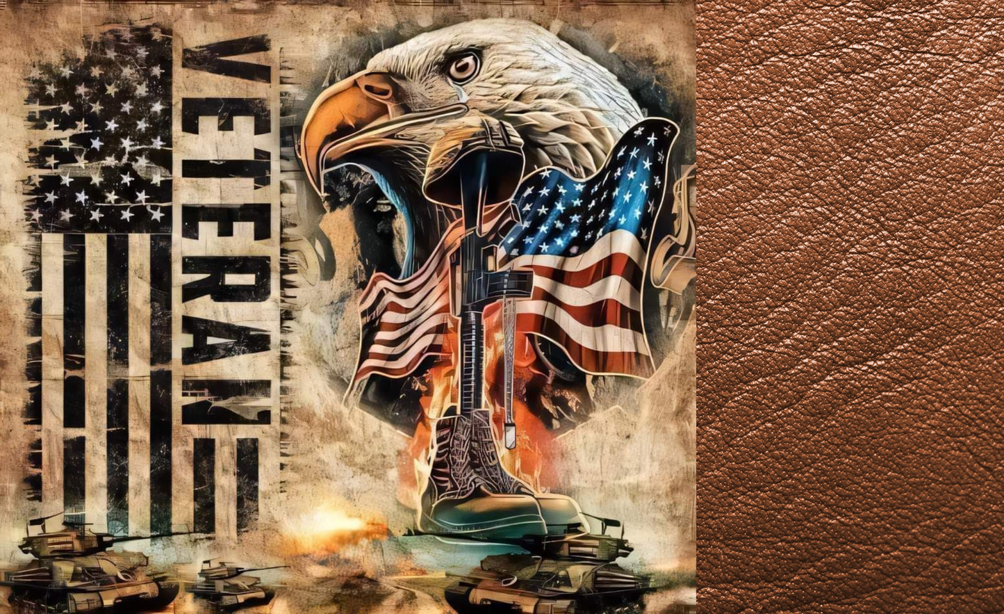 #215 Eagle Veteran Can Cooler