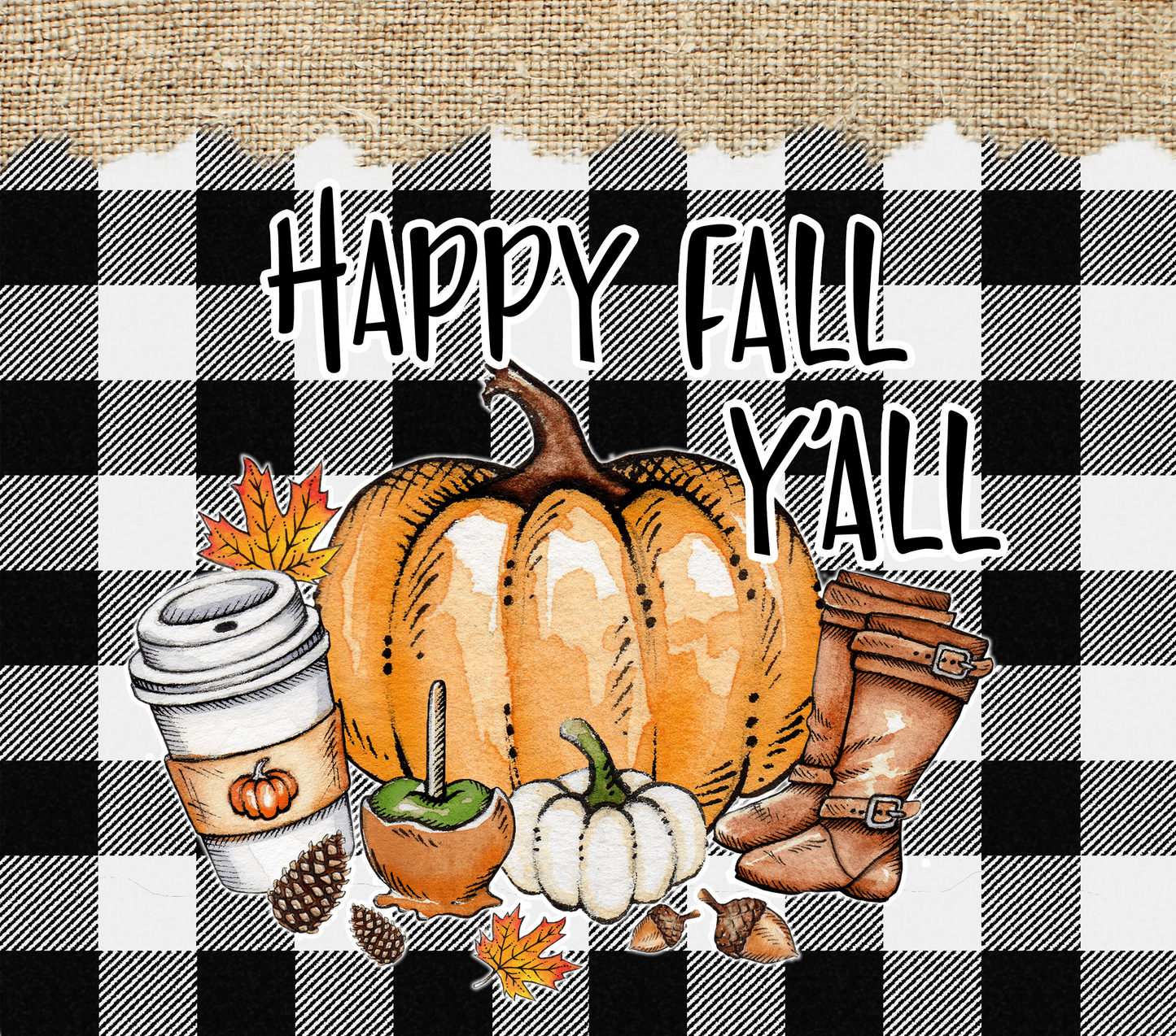 #22 Happy Fall Yall Tumbler