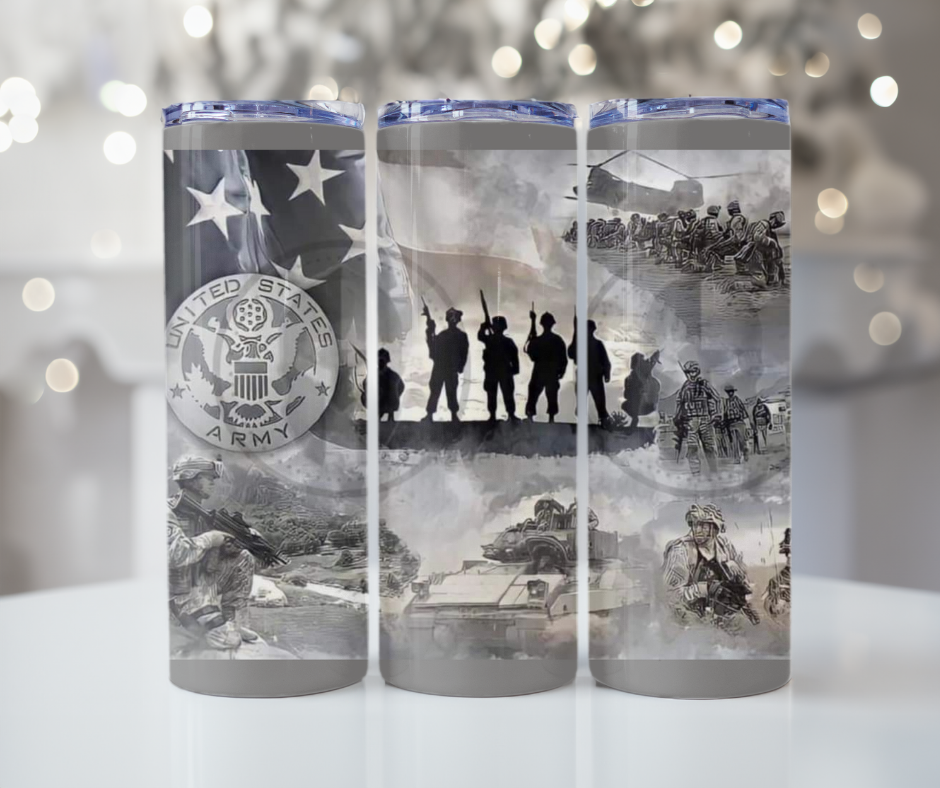 #259 Army Soldiers Tumbler