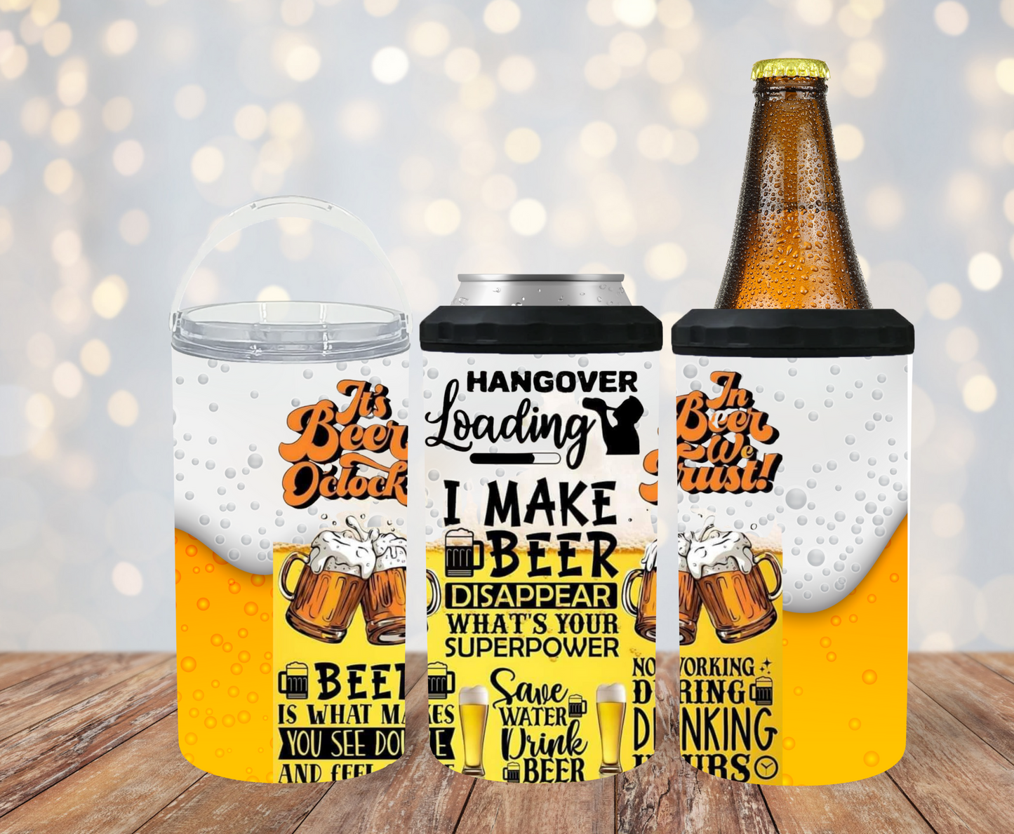 #474 I Make Beer Disappear Can Cooler