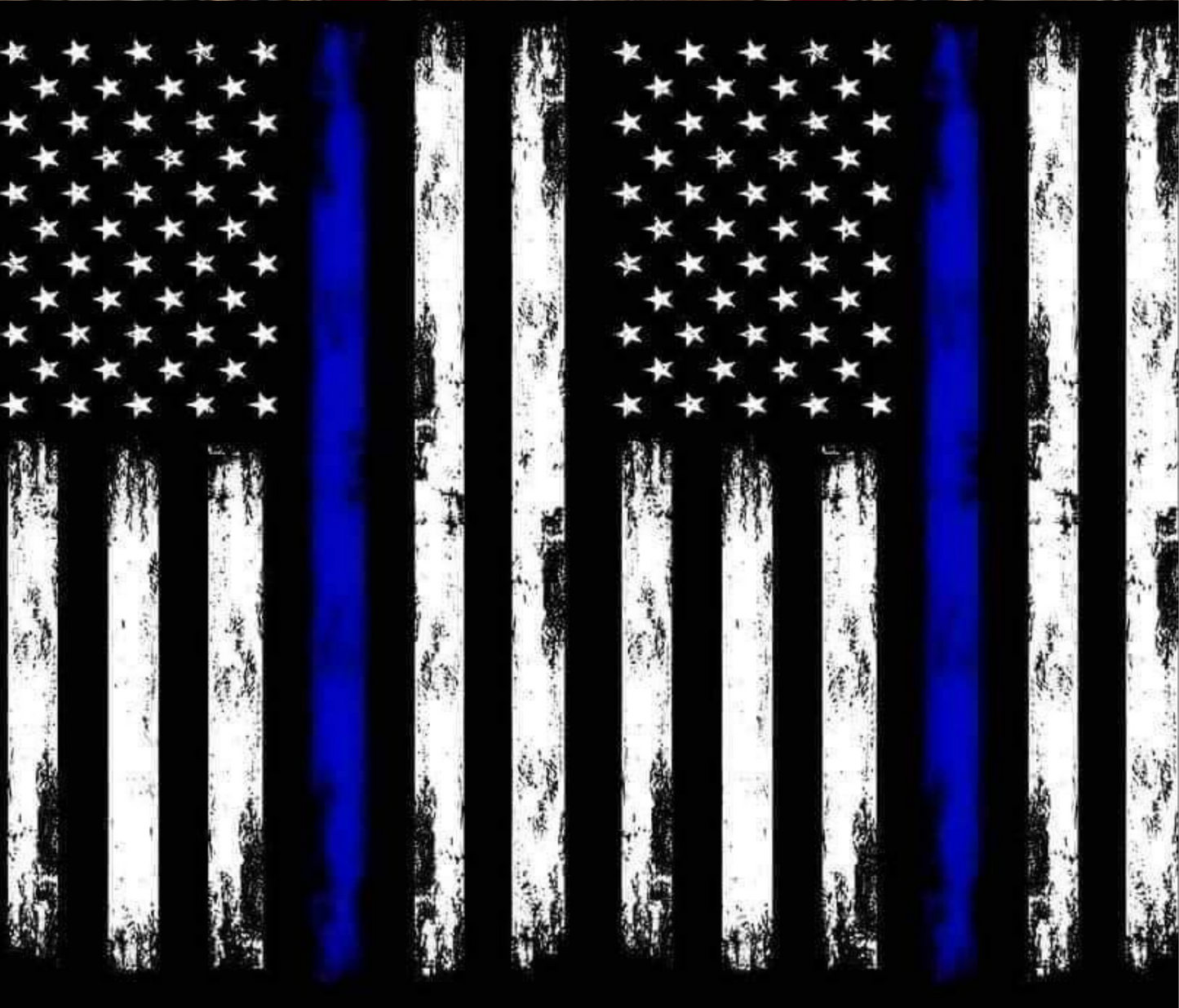 #298 Police Flag Tumbler