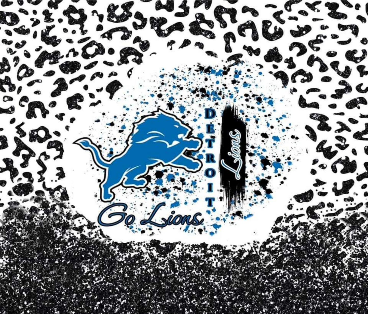 #320 Go Lions Leopard Tumbler
