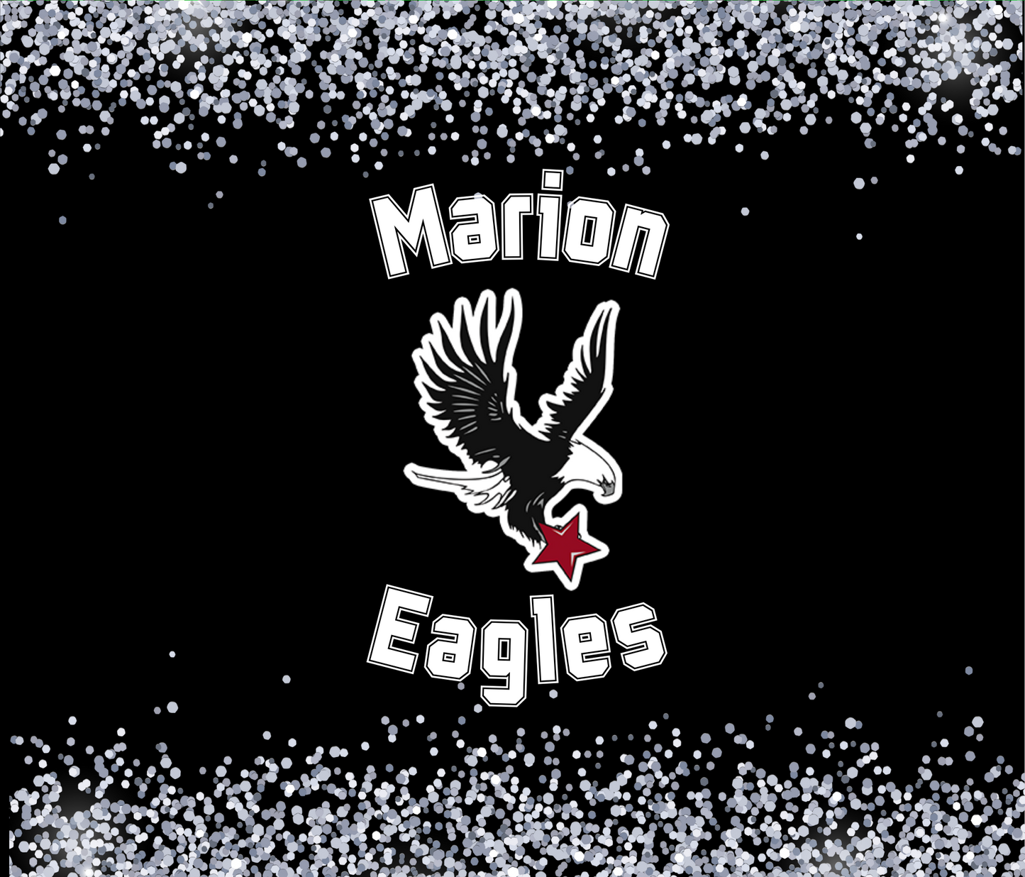#367 Marion Eagles - Black Eagle Tumbler