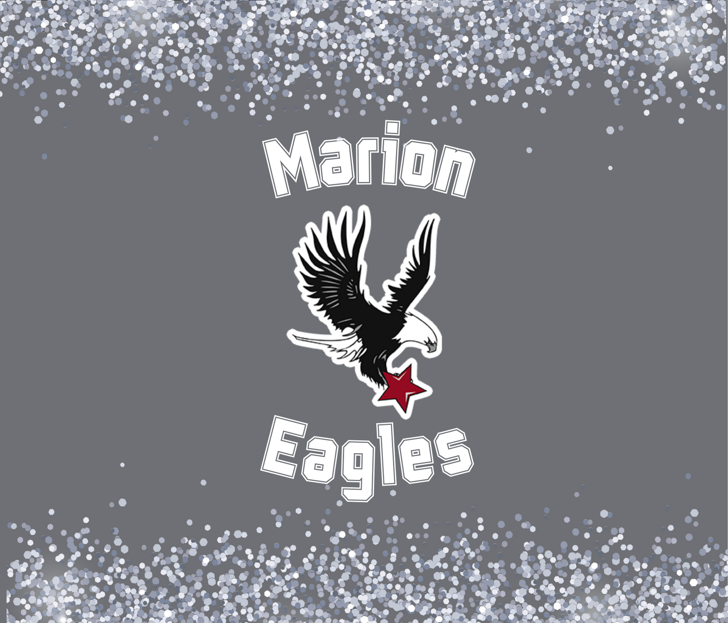 #368 Marion Eagles- Grey Eagle Tumbler
