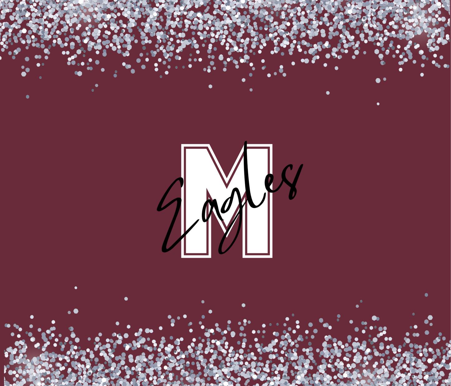 #370 Marion Eagles- Maroon M Tumbler