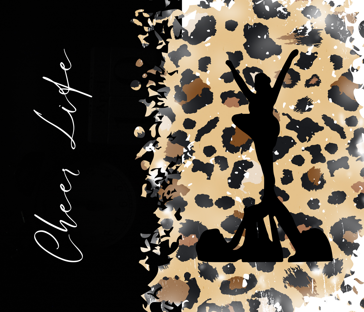 #378 Cheer Life Cheeta Tumbler