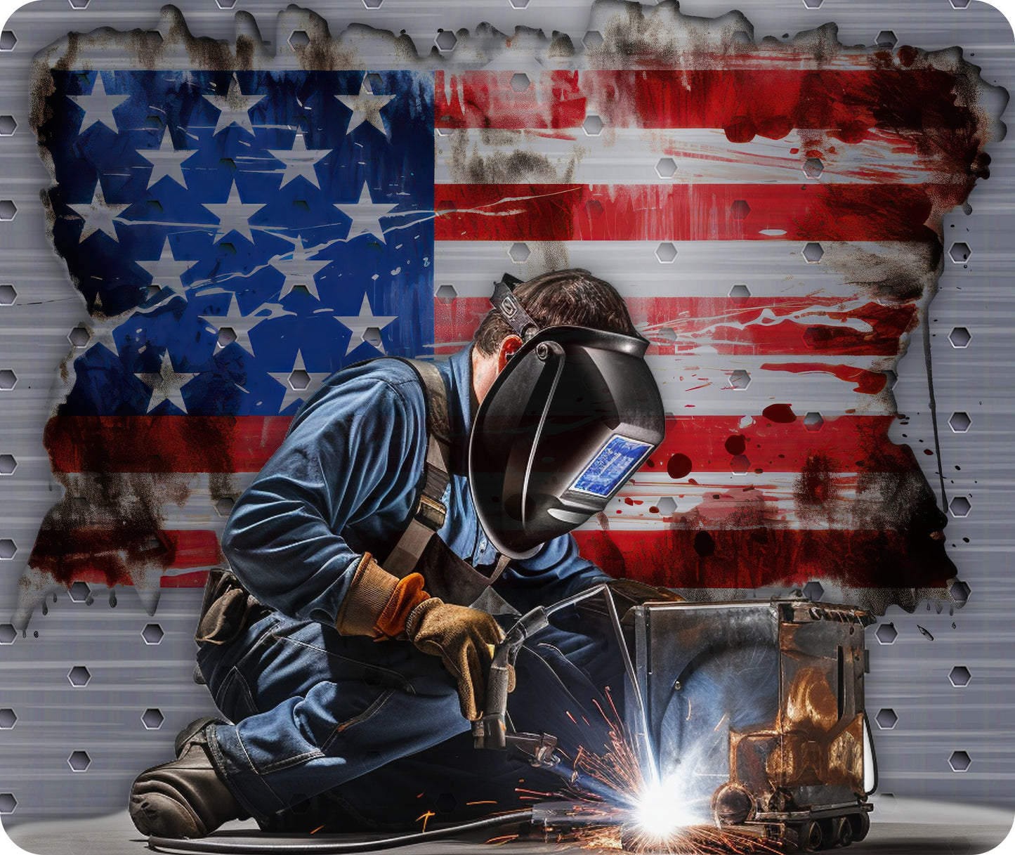 #387 American Welder Tumbler