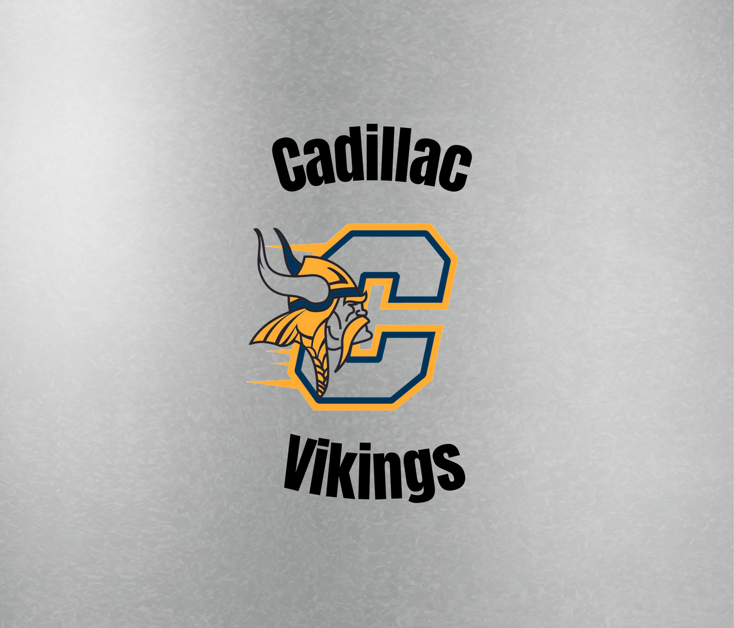 #398 Cadillac Vikings - Steel Tumbler