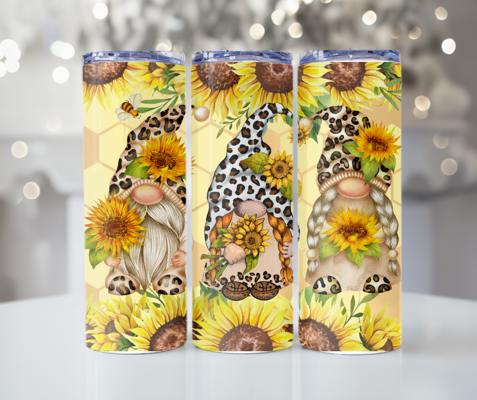#401 Leopard Sunflower Gnome