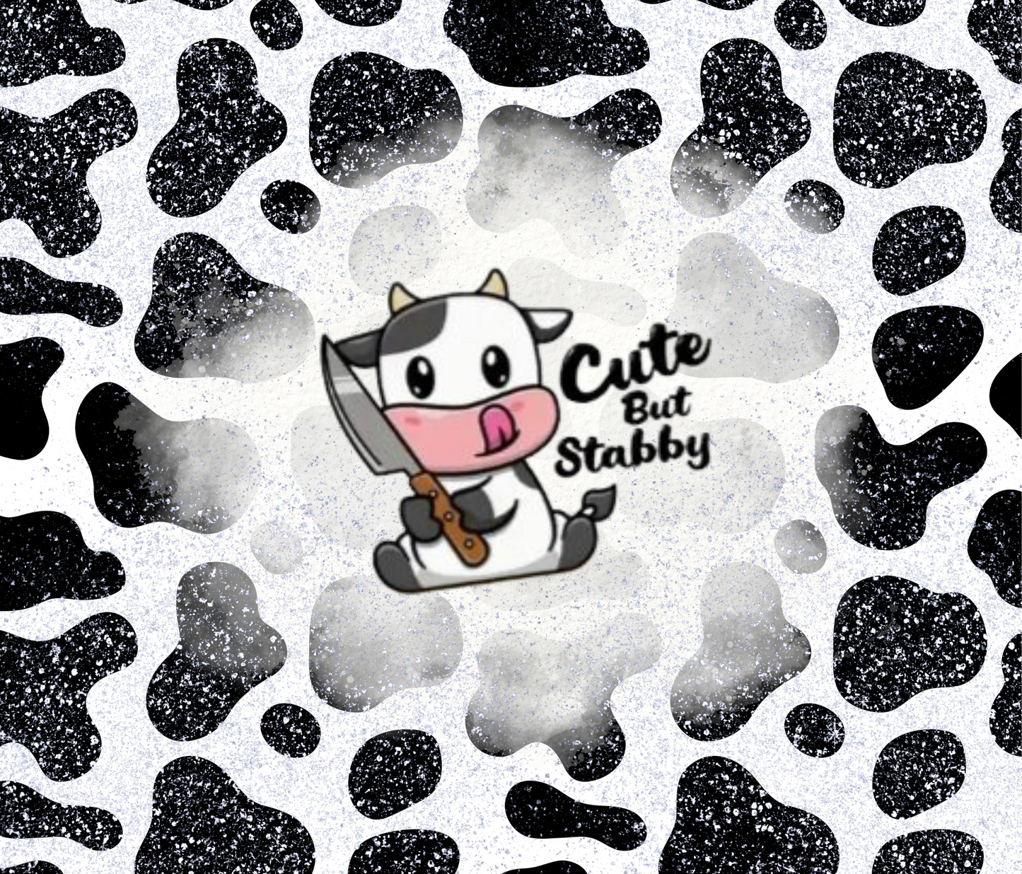 #426 Stabby Cow Tumbler