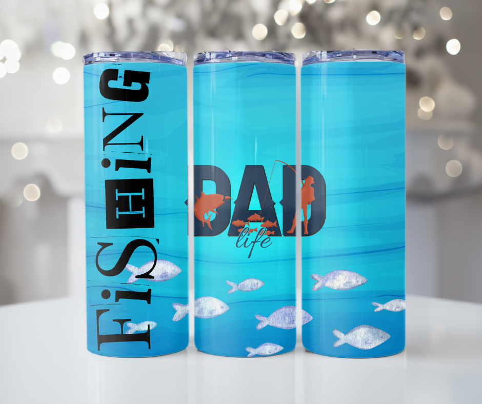 #450 Dad Life Fishing Tumbler