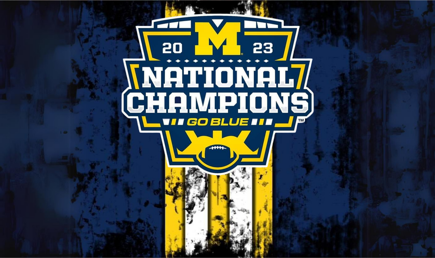 #454 Michigan National Campions Can Cooler