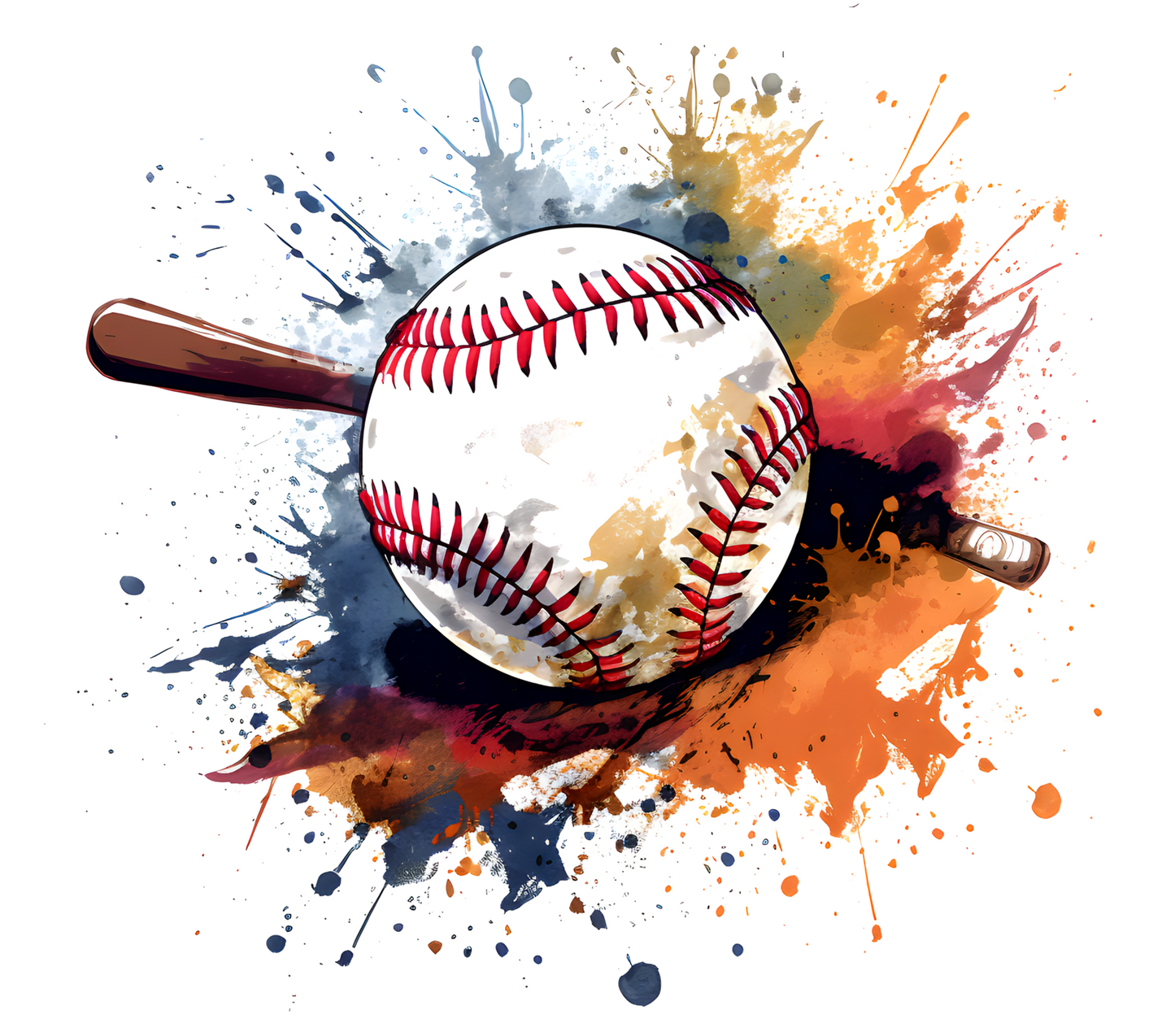 #491 Baseball Colorful Tumbler