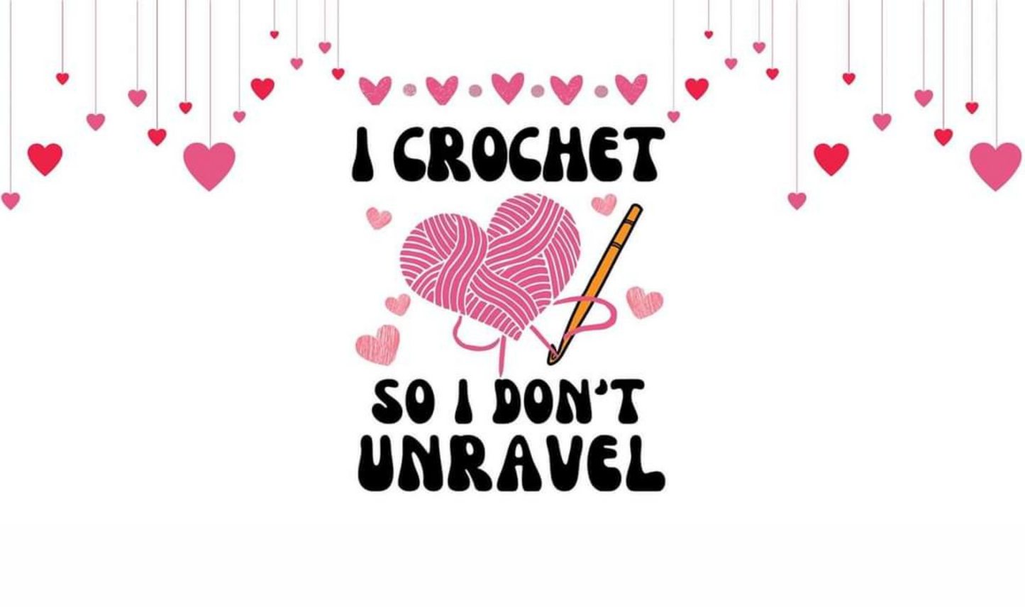 #501 I Crochet So I Don't Unravel Can Cooler