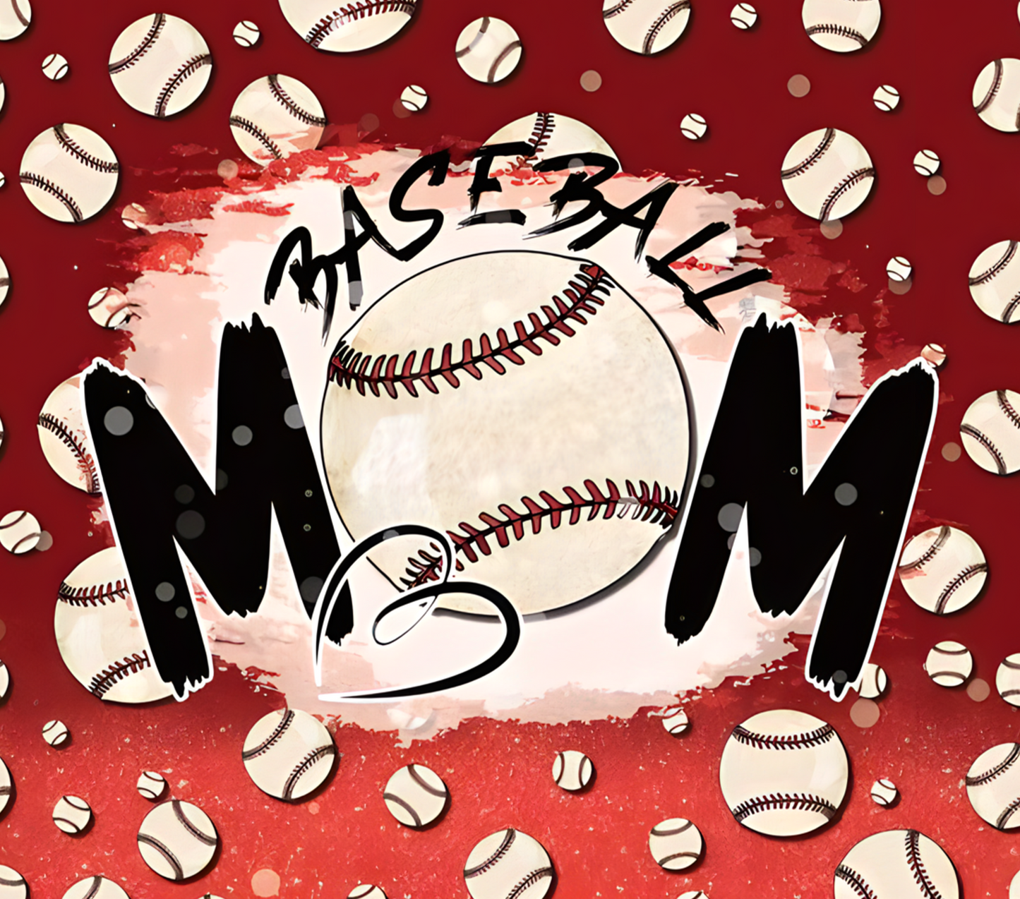 #516 Maroon Baseball Mom Tumbler