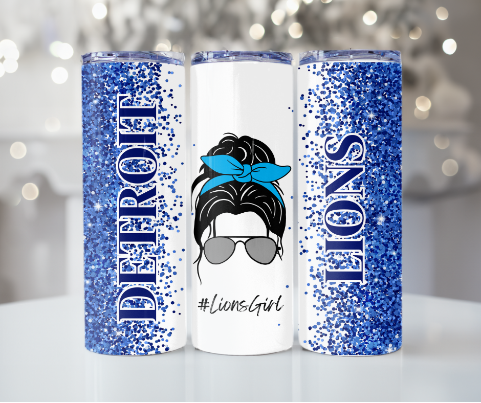 #66 Lions Girl Tumbler