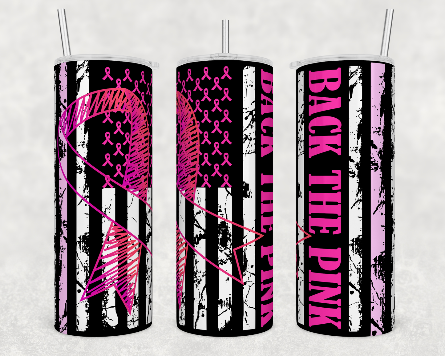 #94 Cancer Back the Pink Tumbler