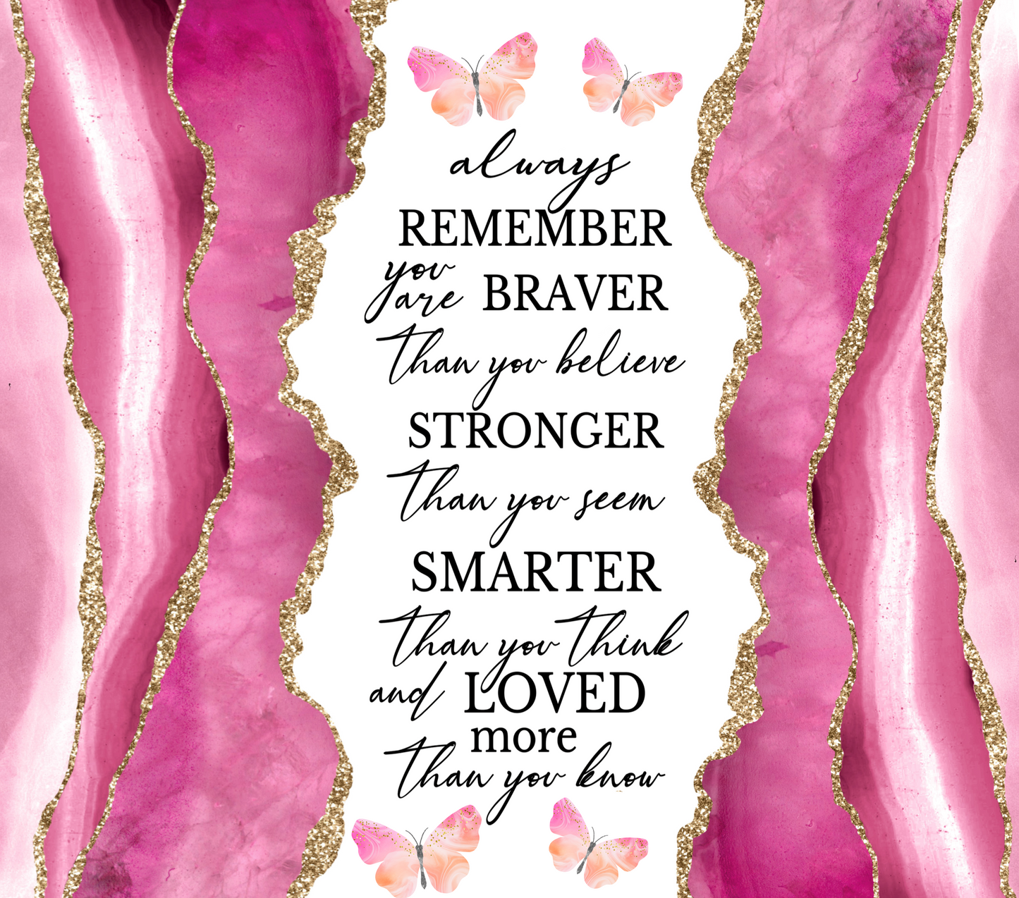 #122 Braver than you are stronger than you think Tumbler