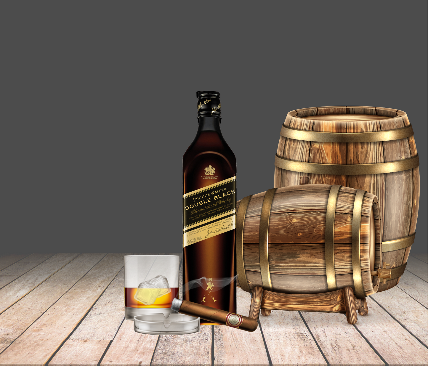 #149 Johnnie Walker Double Black Scotch Tumbler