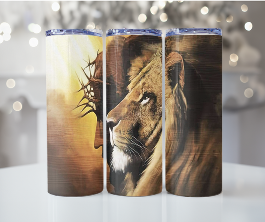 #102 Lion of Jesus Tumbler