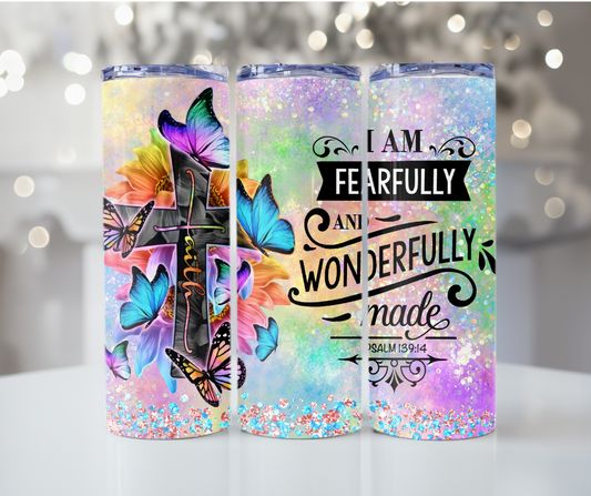 #104 I Am Fearfully Tumbler