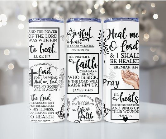 #105 Healing Bible Verses Tumbler