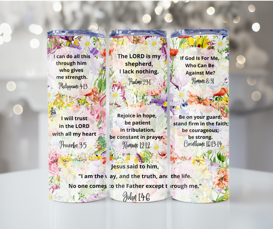 #111 SCRIPTURE Affirmations Tumbler