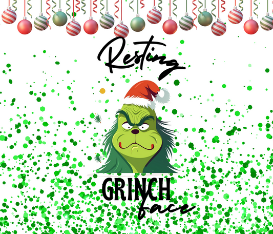 #119 Resting Grinch Face Tumbler
