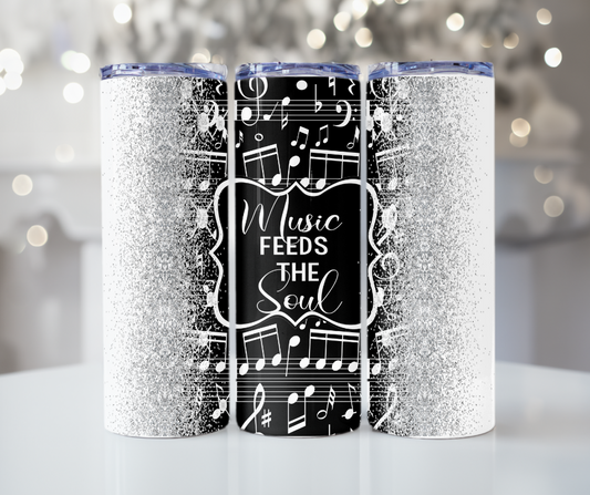 #123 Music Feeds the Soul Tumbler