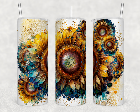 #128 Sunflower Ink Tumbler