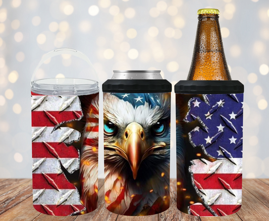 #185 American Eagle Can Cooler