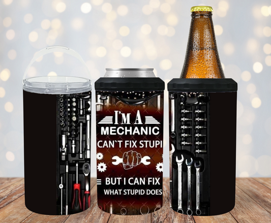 #182 I'm a Mechanic, Fix What Stupid Does Can Cooler
