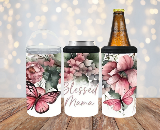 #211 Blessed Mama Pink Can Cooler