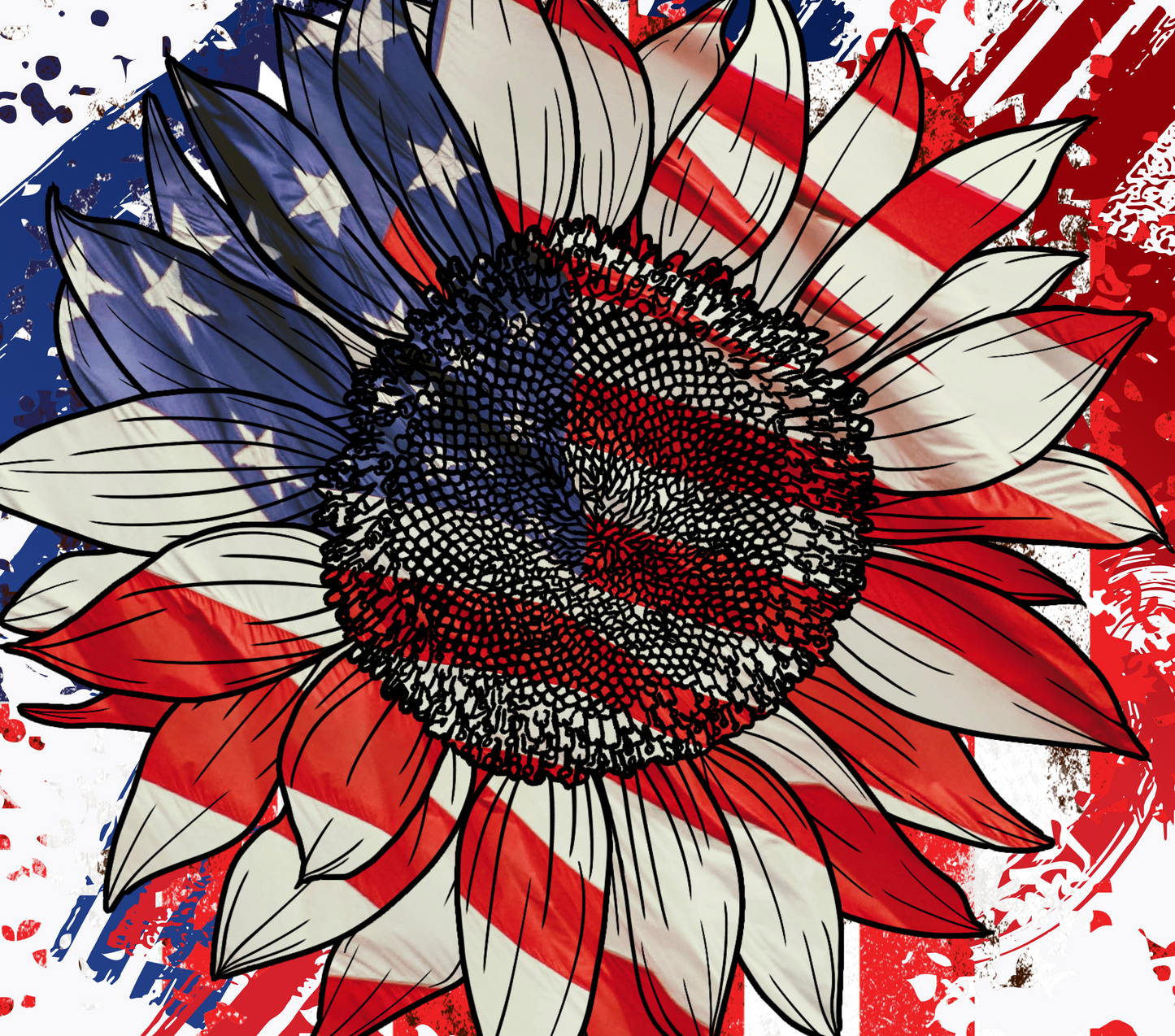 #250 American Sunflower Tumbler