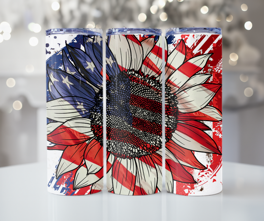 #250 American Sunflower Tumbler