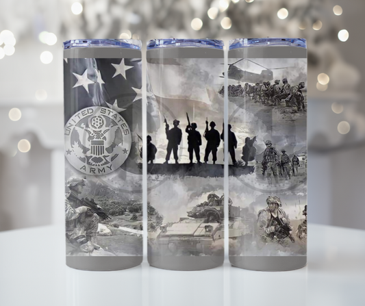 #259 Army Soldiers Tumbler