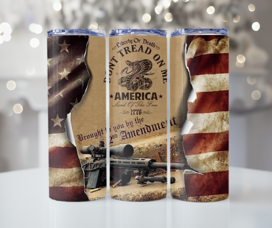 #268 Dont Tread On Me Tumbler