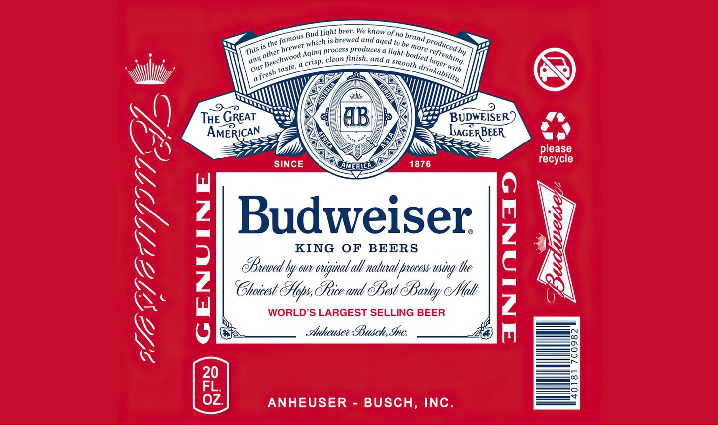 #477 Budweiser Can Cooler