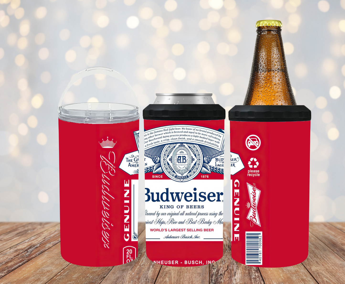 #477 Budweiser Can Cooler