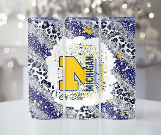 #294 Michigan Wolverines Go Blue Tumbler