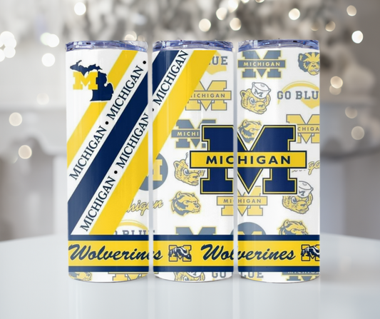 #295 Michigan Wolverines Tumbler
