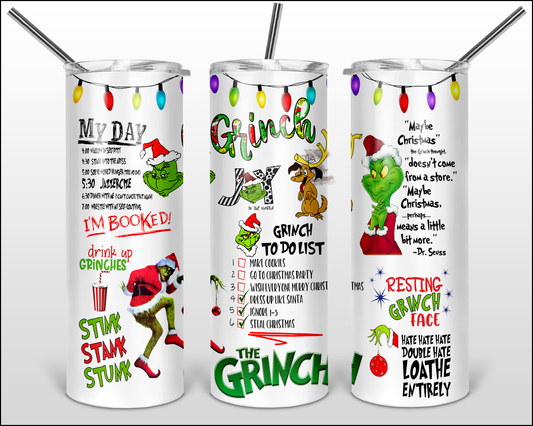 #307 The Grinch Tumbler
