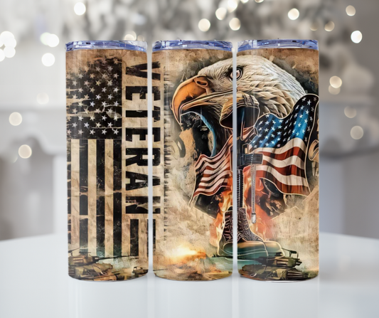 #310 Veteran Soldier Tumbler